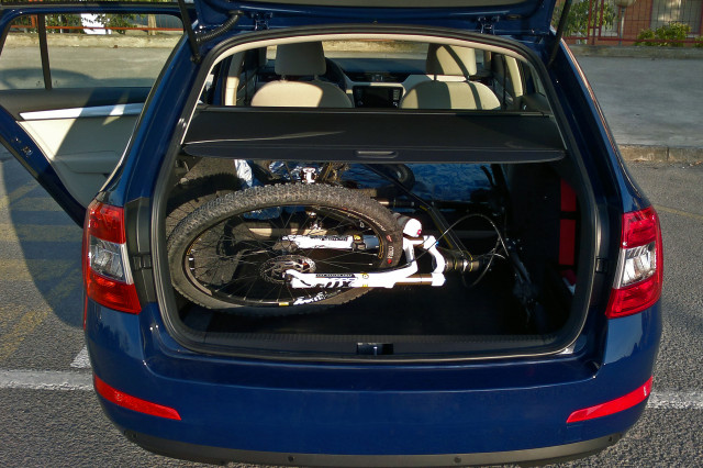 MTB in Skoda Combi
