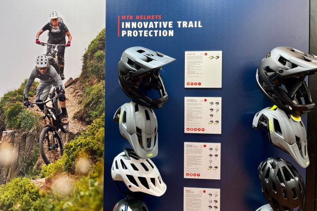 2022 CORE Bike show Abus MTB helmets.jpg