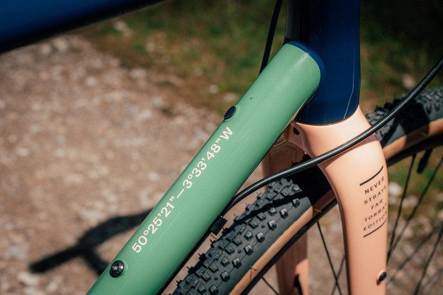 2022 Cotic Escapade Custom downtube detail