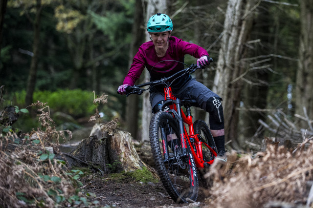 Riding in the mud