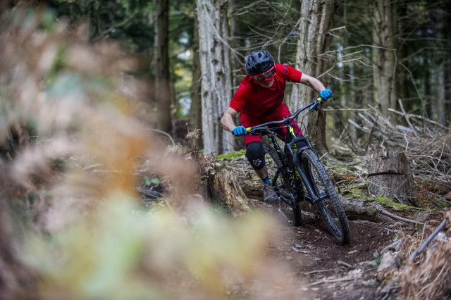 Riding in the mud