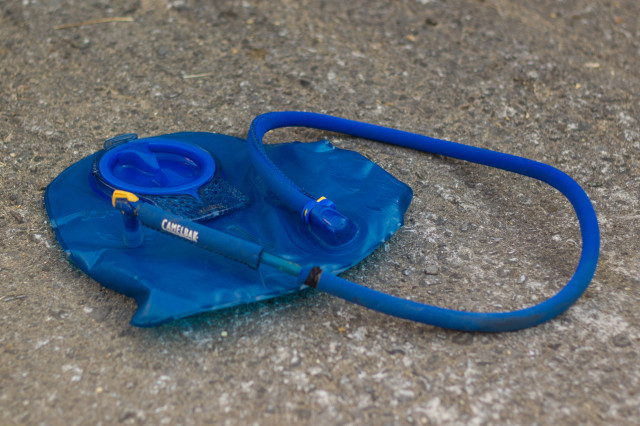 A well used Camelbak bladder