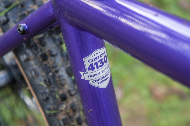 Ragley Trig gravel bike seat tube