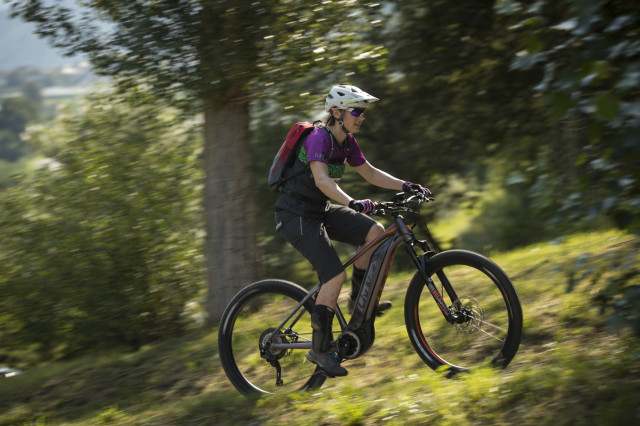 Liv Vall E+ Pro E-Bike Riding 2