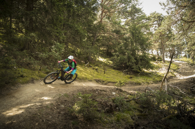 Liv Vall E+ Pro E-Bike Riding 17