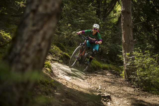 Liv Vall E+ Pro E-Bike Riding 18