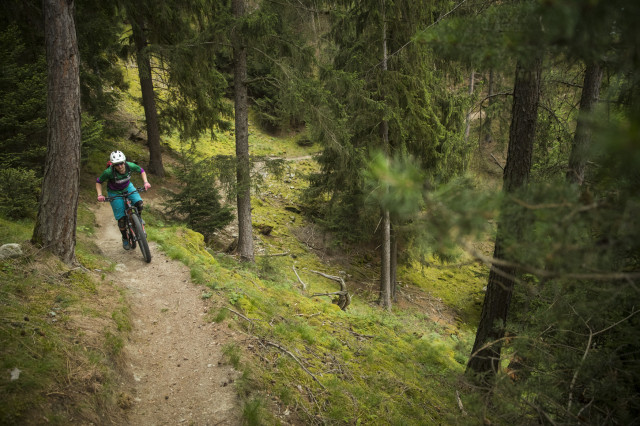 Liv Vall E+ Pro E-Bike Riding 22
