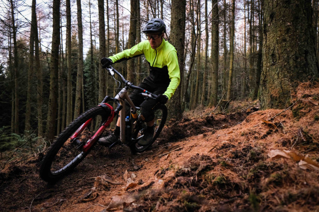 Riding in the mud