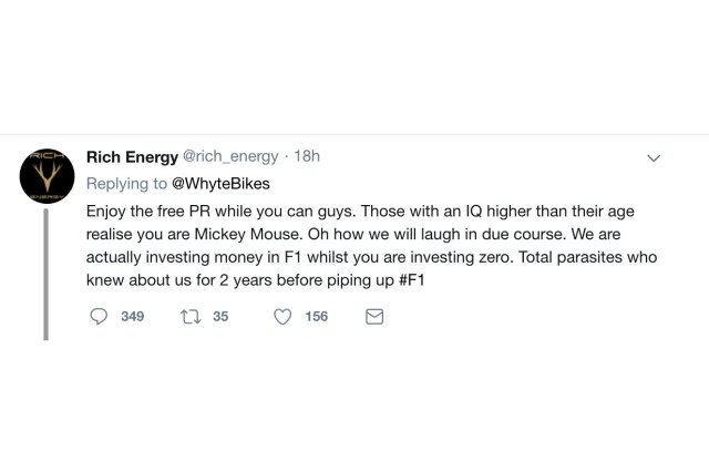 Whyte bikes rich energy tweet.jpg