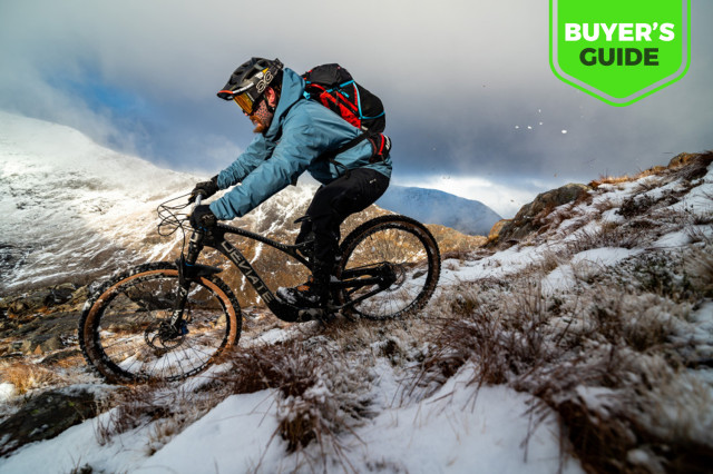 Winter mountain biking