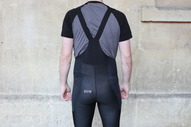 Gore C3 Windstopper bib tights back
