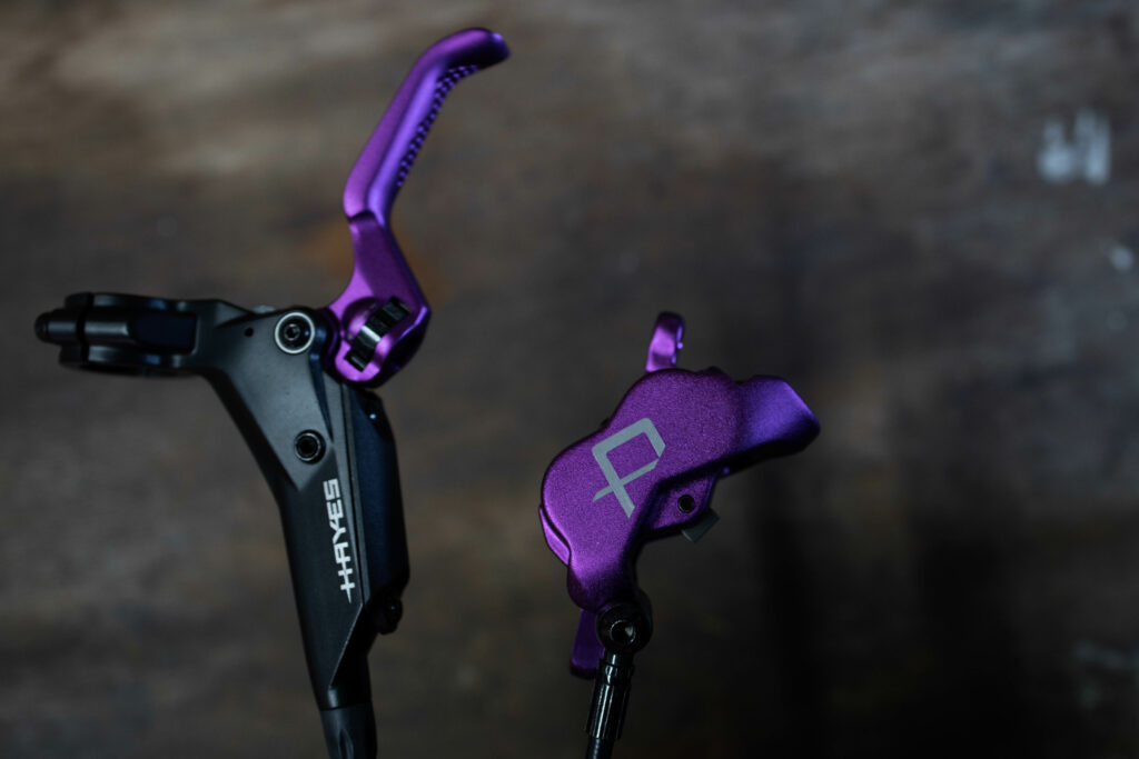 Purple Hayes Dominion brakes