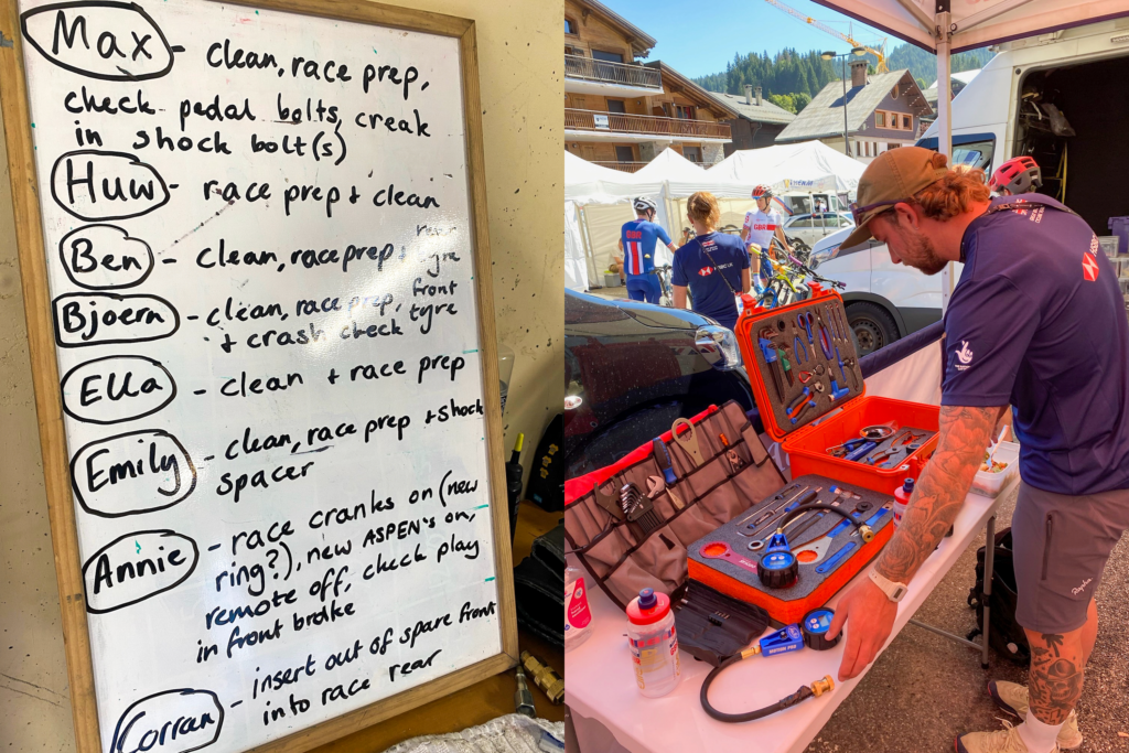 2022 Uci mtb world champs - behind the scenes mechanics-21