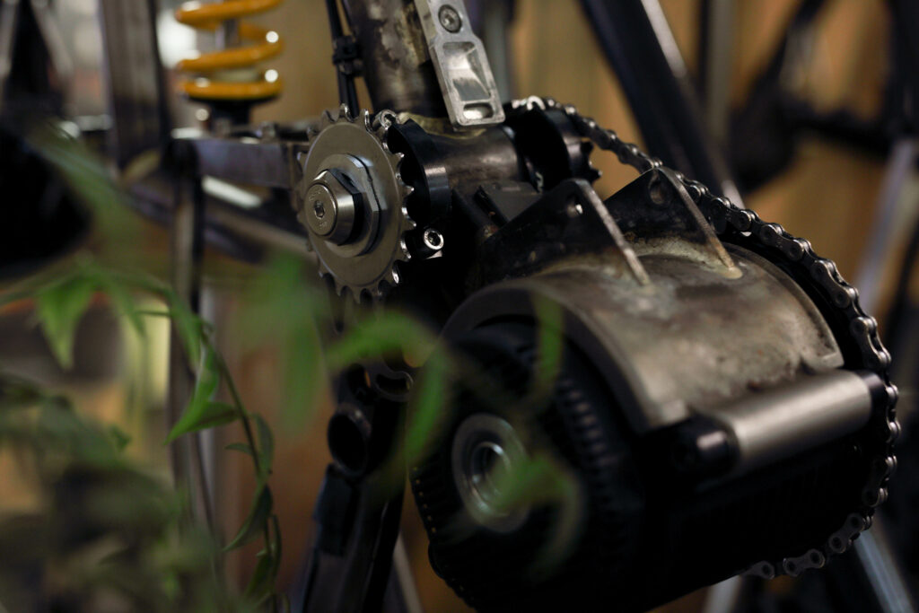 2022 starling cycles prototype jack drive on bike