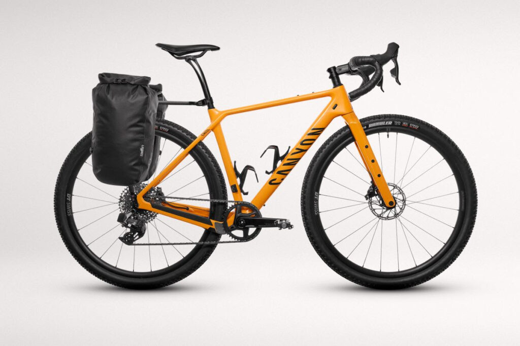 2024 tailfin pannier on bike