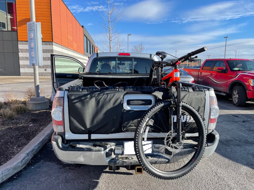 mtb on pick up truck