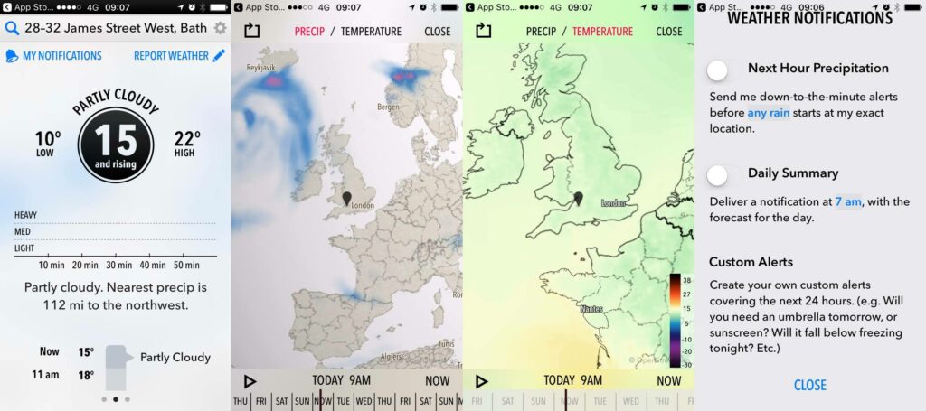 Dark-Sky-Weather-app
