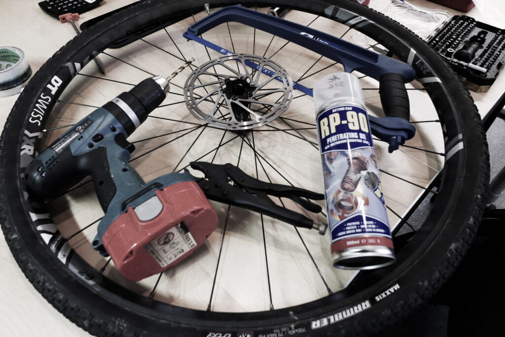 How-to-free-seized-rounded-bolts-disc-rotor-pedal-cleats-108