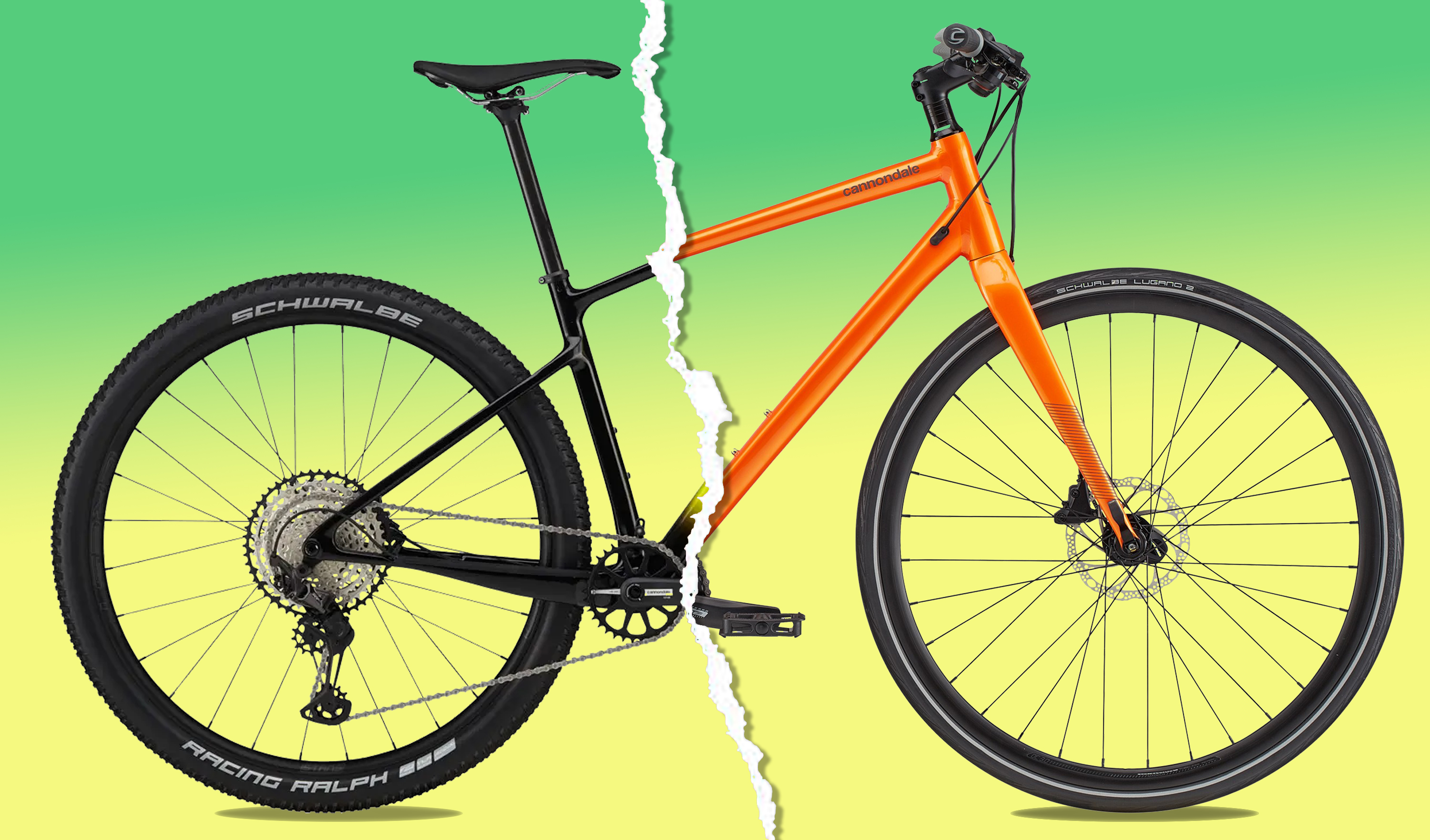 Mountain bike vs hybrid bike - understanding the differences - Cycling ...