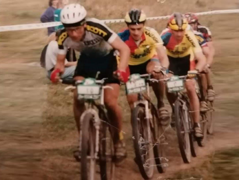 Gary Food competing at the UCI MTB World Cup