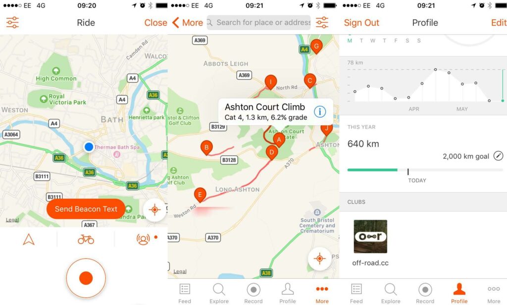 Strava-app