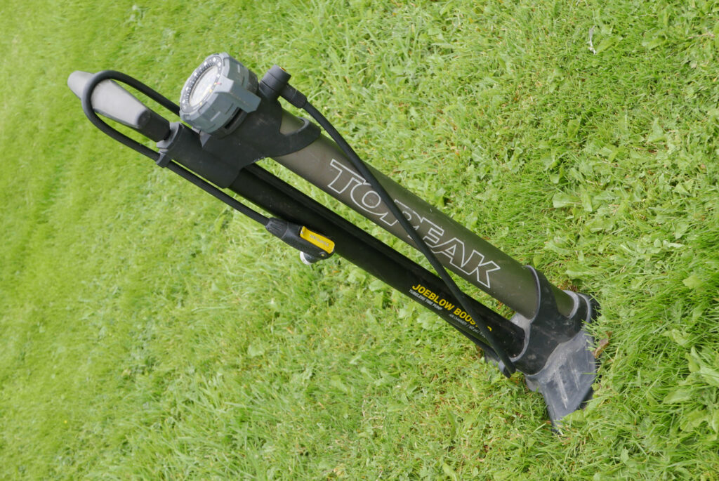 Topeak Joe Blow Booster track pump and tubeless inflator