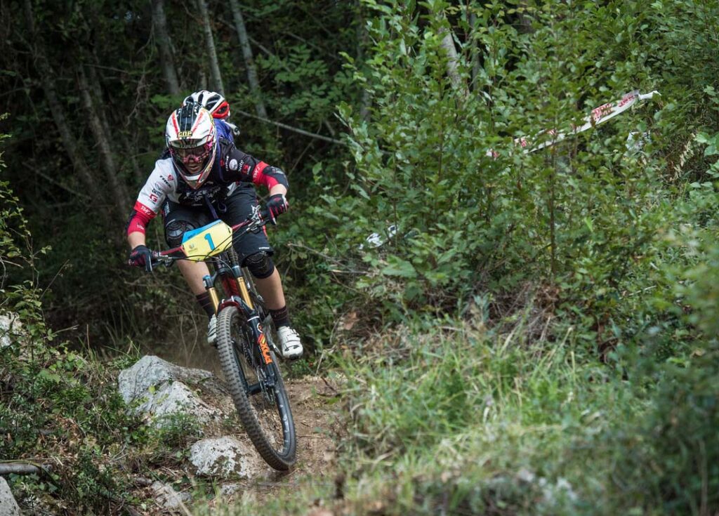 Tracy Moseley downhill