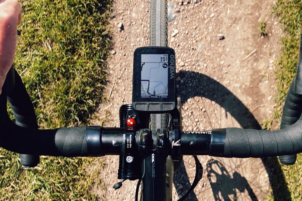 gravel riding wahoo route view