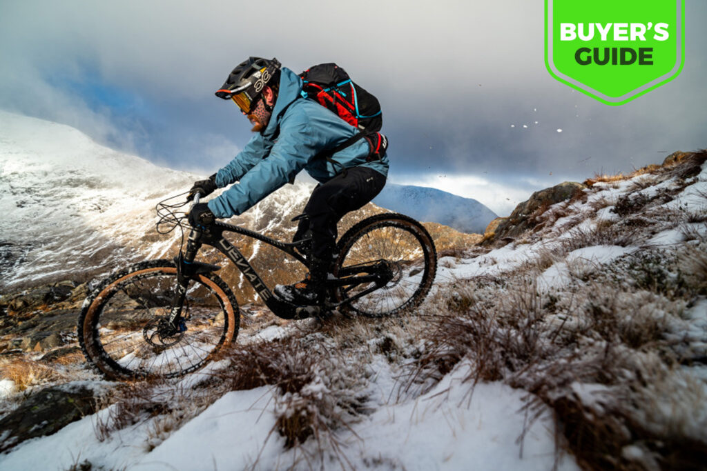 Winter mountain biking