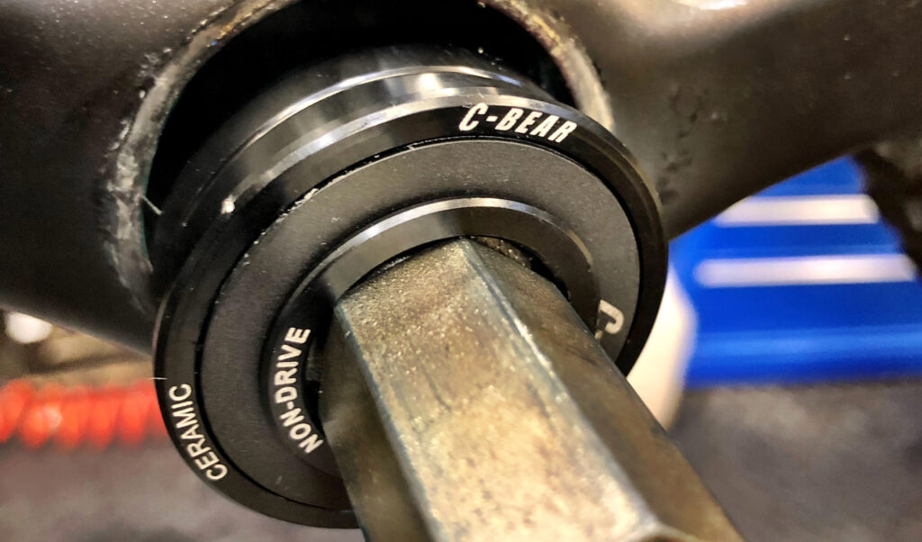 Bearings on a bicycle