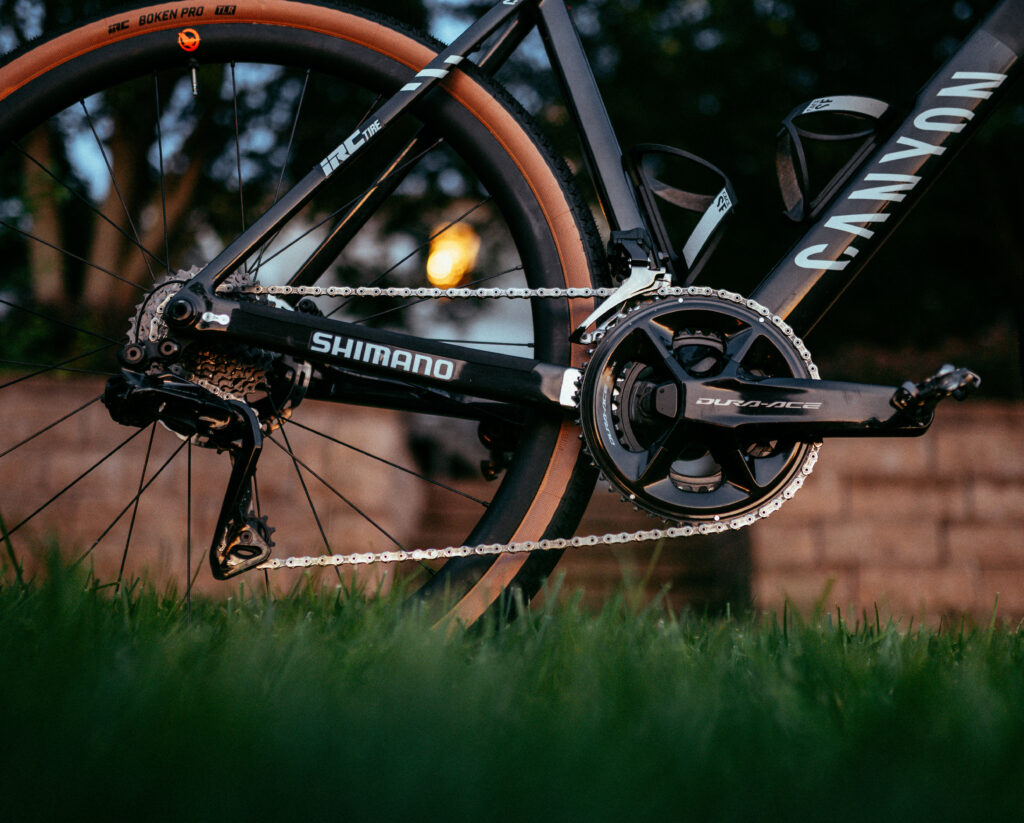 Canyon gravel bike from Unbound 2025 with Dura-Ace