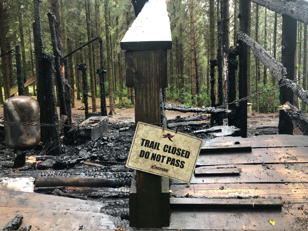 windhill bikepark fire