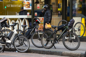 Deliveroo riders’ illegally modified e-bikes