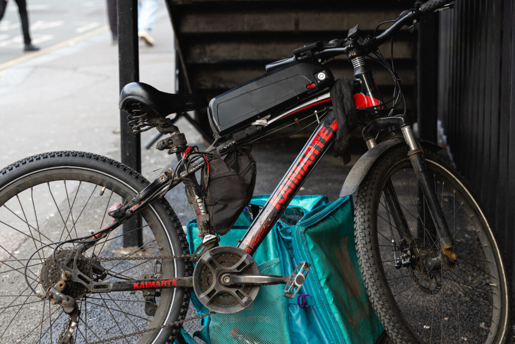 Deliveroo rider&rsquo;s illegally modified e-bike