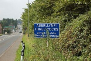 Three Cocks village