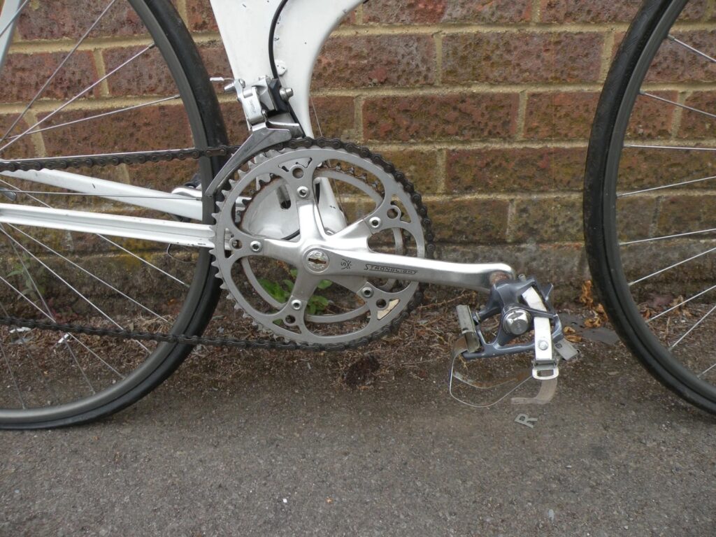 1987 Kirk Precision road bike – chainset BB