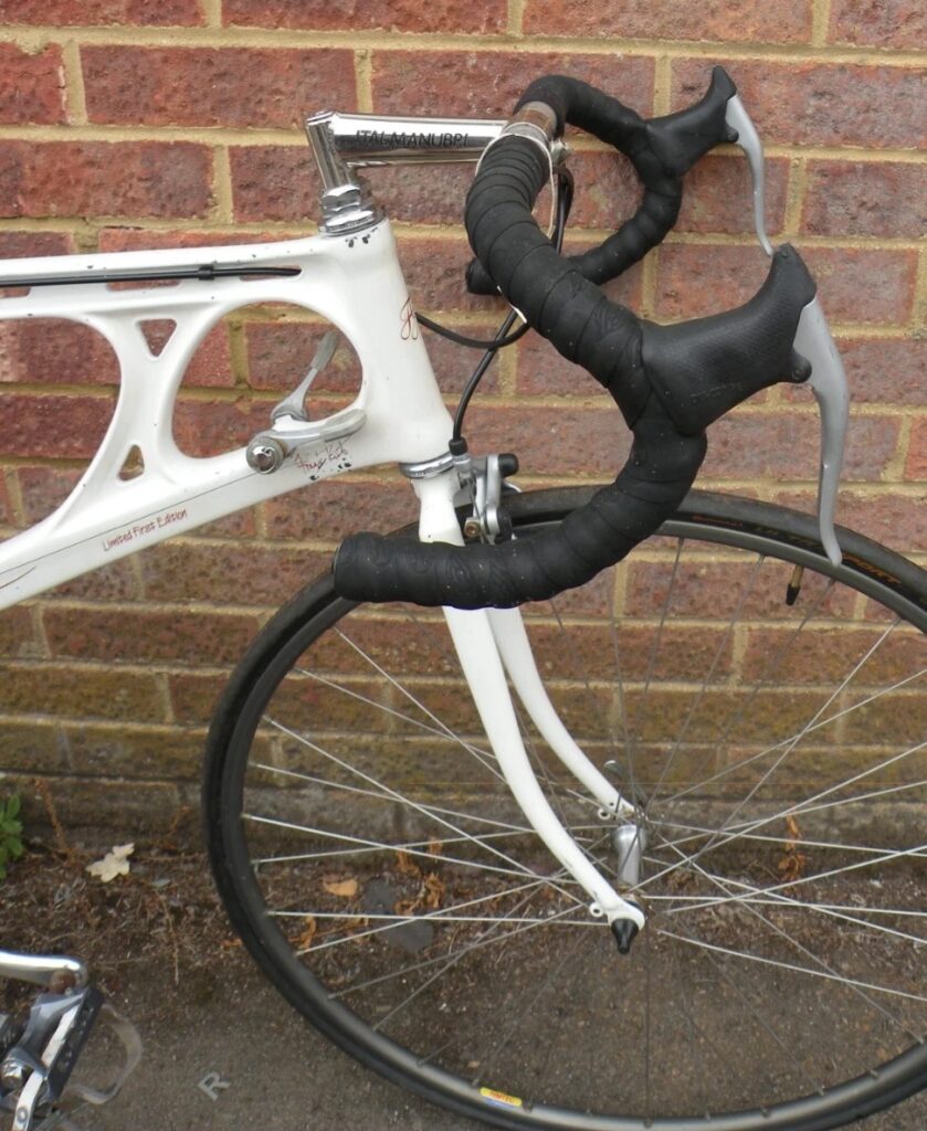 1987 Kirk Precision road bike – front end