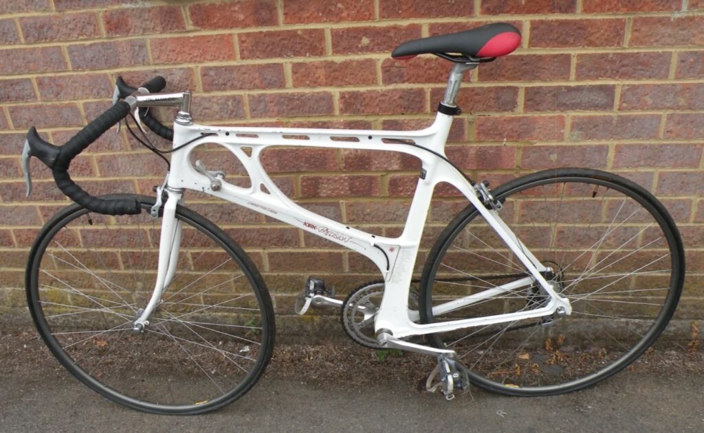 1987 Kirk Precision road bike – non-driveside