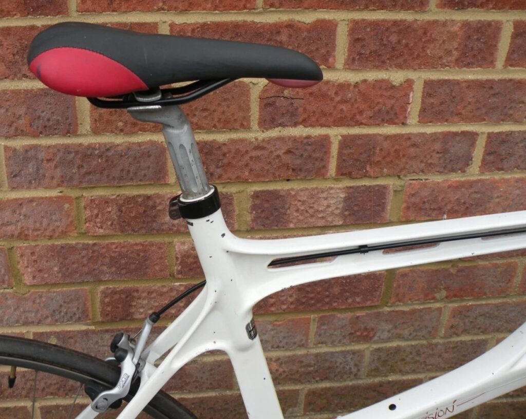 1987 Kirk Precision road bike – top tube seat tube, seatpost