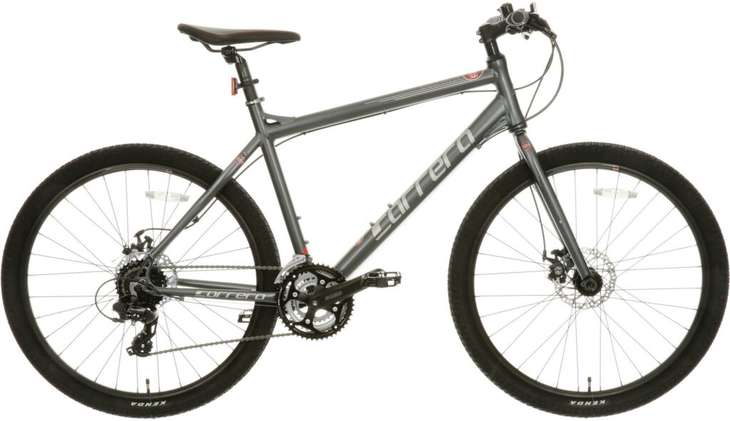 2020 Carrera Subway 1 hybrid bike side view on white