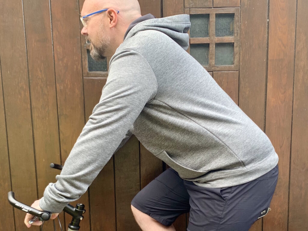 2020 Endura Hummvee Hoodie on bike