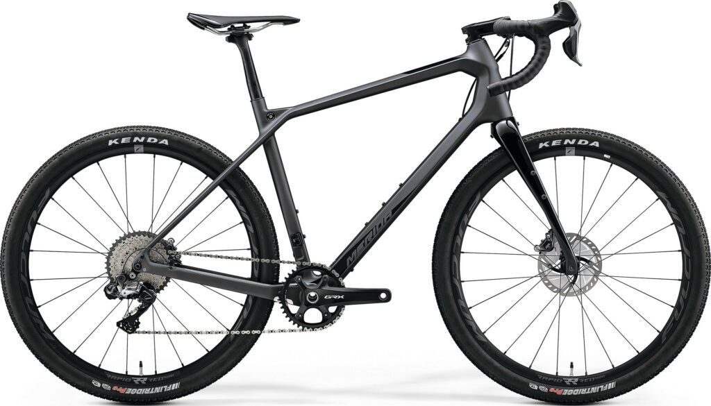 2020 Merida Silex + 8000-E side view on white