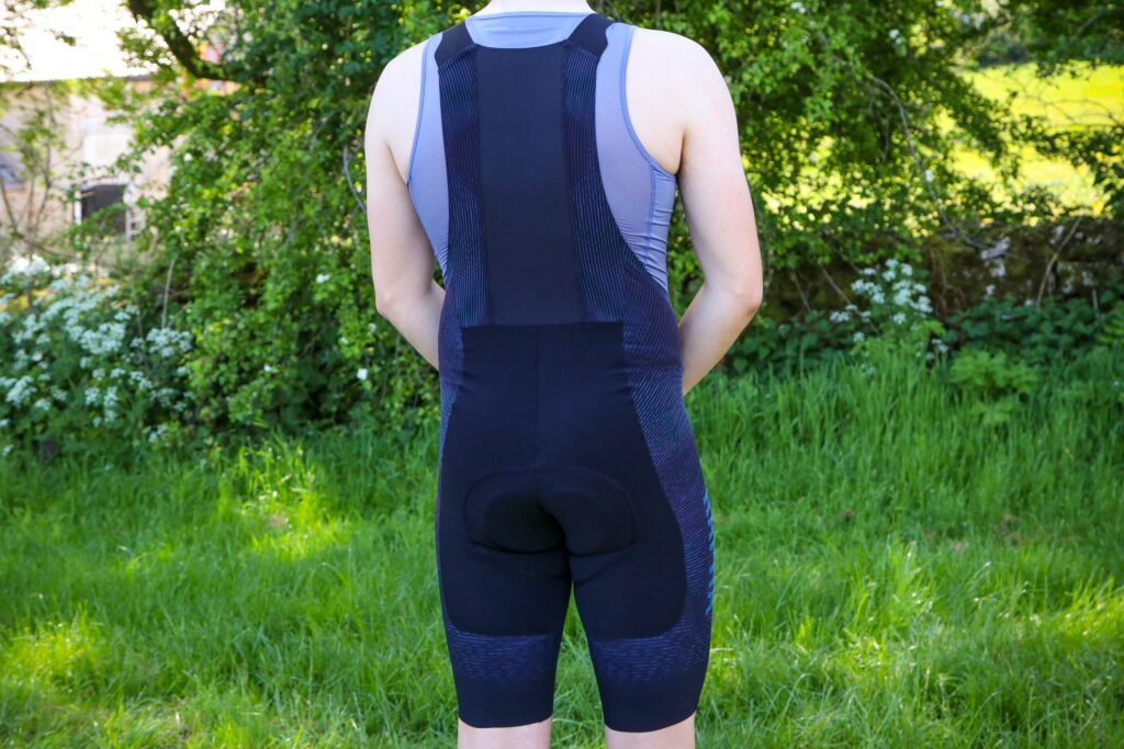 2020 Rapha Pro Team Powerweave bib shorts &ndash; back