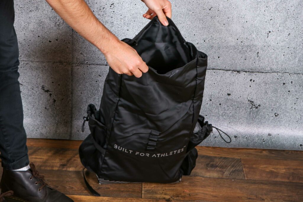2021 Built for Athletes Cycling Backpack &ndash; roll top open.jpg