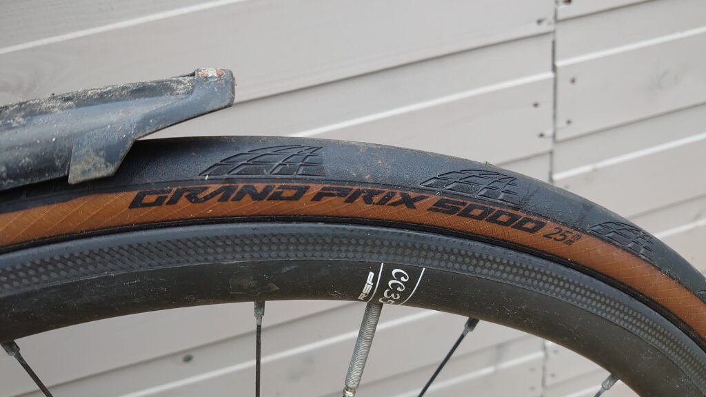 2021 Continental GP5000 Transparent Tyre Fitted 1 (1)
