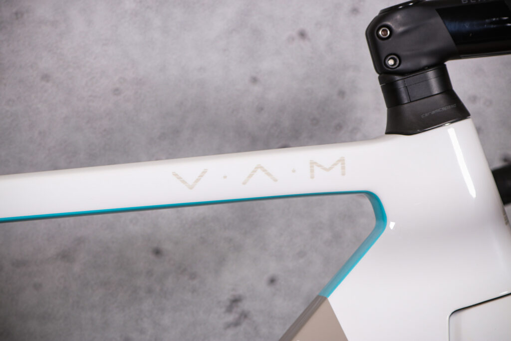 2022 Factor Ostro VAM frameset – top tube detail.jpg