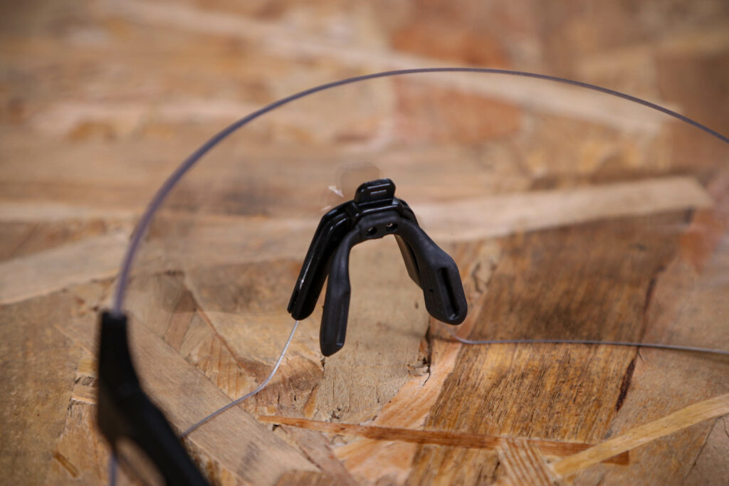 2022 Galibier Regale Ultra Optics &ndash; Crystal Black Frame &ndash; Clear Plasma Lens &ndash; nose piece.jpg