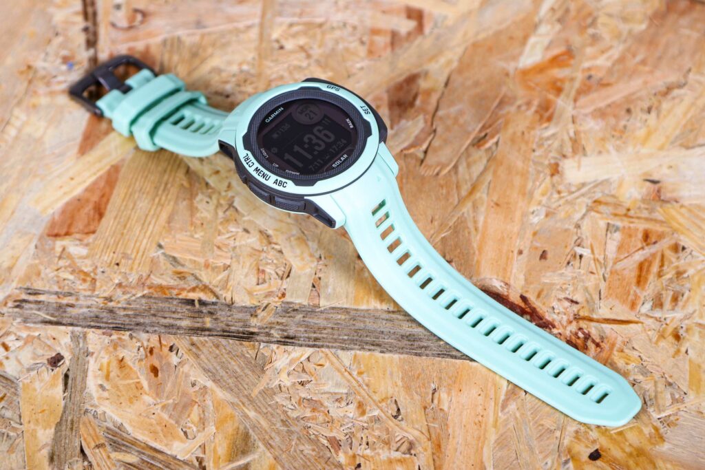 2022 Garmin Instinct 2S Solar Rugged GPS Smartwatch &ndash; watch flat.jpg