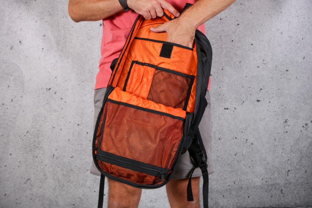 2022 Two Wheel Gear Pannier Backpack Convertible 2.0 Lite &ndash; inside with laptop sleeve.jpg
