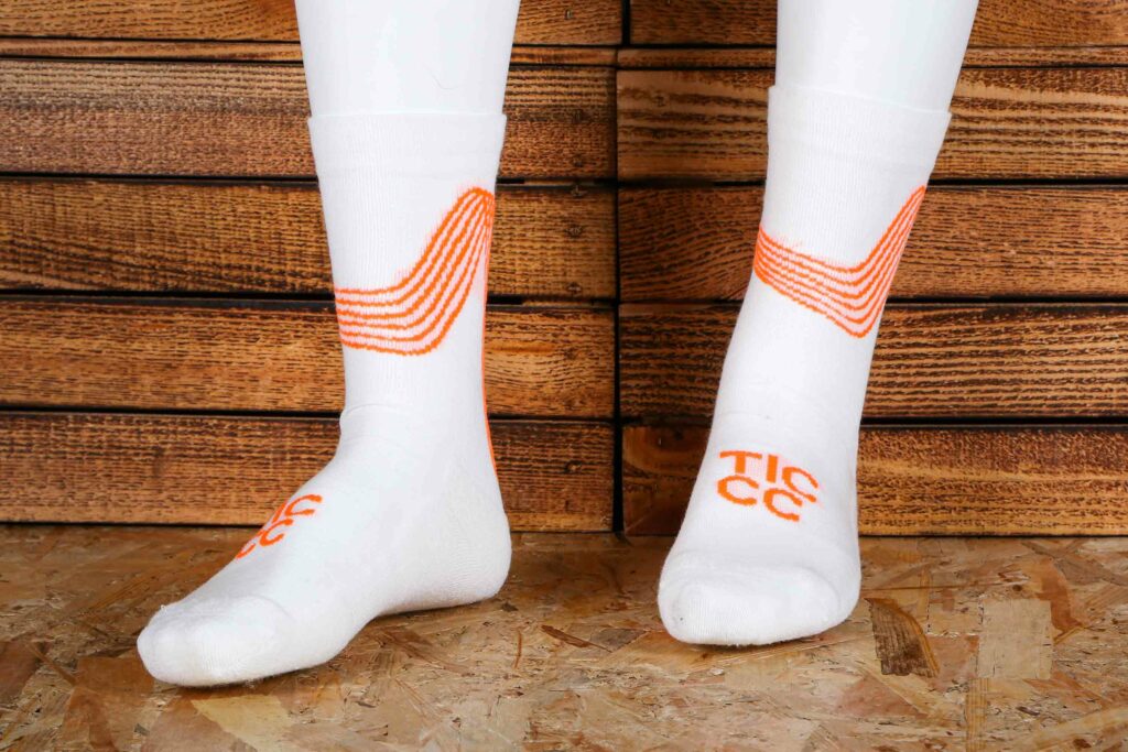 This Is Cambridge Fluro Wave Merino Socks